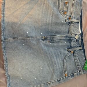 Gap Studded Denim Skirt